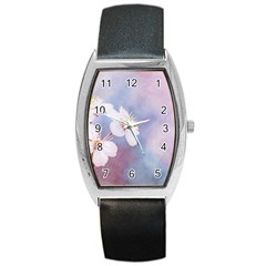 Pink Mist Of Sakura Barrel Style Metal Watch by FunnyCow