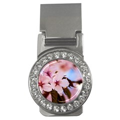 Three Sakura Flowers Money Clips (cz)  by FunnyCow