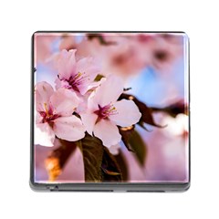 Three Sakura Flowers Memory Card Reader (square 5 Slot) by FunnyCow