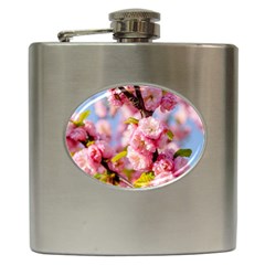 Flowering Almond Flowersg Hip Flask (6 Oz) by FunnyCow