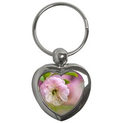 Single Almond Flower Key Chains (heart)  by FunnyCow