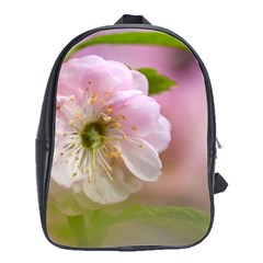 Single Almond Flower School Bag (large) by FunnyCow