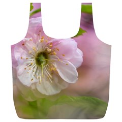 Single Almond Flower Full Print Recycle Bags (l)  by FunnyCow