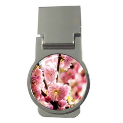 Blooming Almond At Sunset Money Clips (round)  by FunnyCow