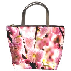 Blooming Almond At Sunset Bucket Bags by FunnyCow
