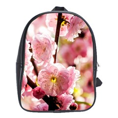 Blooming Almond At Sunset School Bag (xl) by FunnyCow