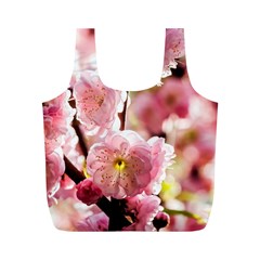 Blooming Almond At Sunset Full Print Recycle Bags (m)  by FunnyCow