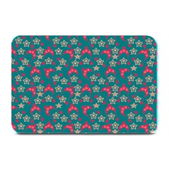 Teal Hats Plate Mats