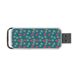 Teal Hats Portable Usb Flash (one Side) by snowwhitegirl