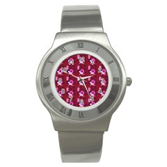 Punk Baby Red Stainless Steel Watch