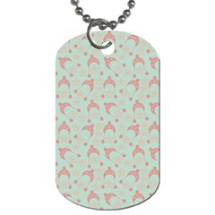 Mauve Winter Hat Dog Tag (two Sides)