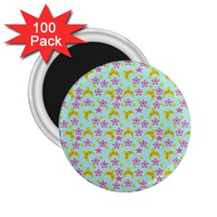 Blue Star Yellow Hats 2.25  Magnets (100 pack) 