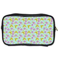 Blue Star Yellow Hats Toiletries Bags