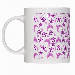 Violet Winter Hats White Mugs by snowwhitegirl