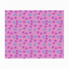 Pink Star Blue Hats Small Glasses Cloth (2-Side)