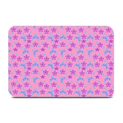 Pink Star Blue Hats Plate Mats