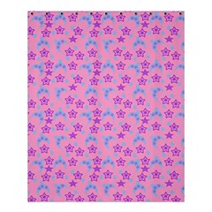 Pink Star Blue Hats Shower Curtain 60  x 72  (Medium) 