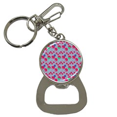 Bubblegum Cherry Blue Bottle Opener Key Chains by snowwhitegirl