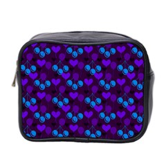 Night Cherries Mini Toiletries Bag 2-side by snowwhitegirl