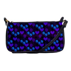 Night Cherries Shoulder Clutch Bags