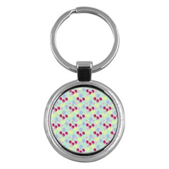 Birthday Cherries Key Chains (round)  by snowwhitegirl