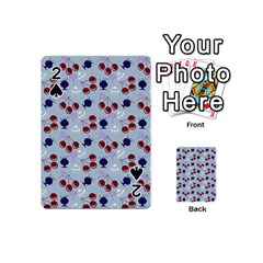 Sky Cherry Playing Cards 54 (mini)  by snowwhitegirl