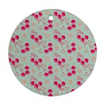 Bubblegum Cherry Ornament (Round) Front