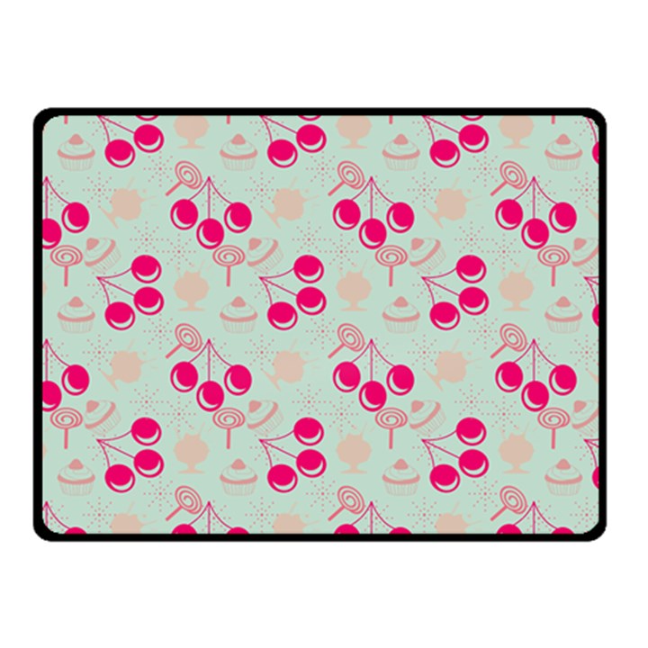 Bubblegum Cherry Fleece Blanket (Small)