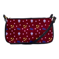 Cakes And Sundaes Red Shoulder Clutch Bags