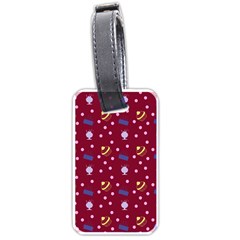 Cakes And Sundaes Red Luggage Tags (one Side) 