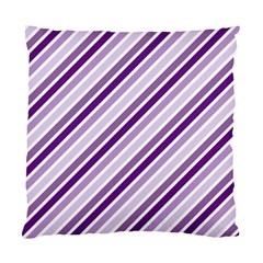 Violet Stripes Standard Cushion Case (two Sides)