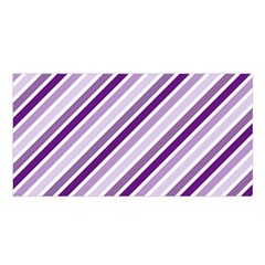 Violet Stripes Satin Shawl