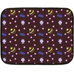 Cakes And Sundaes Chocolate Fleece Blanket (mini) by snowwhitegirl