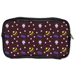 Cakes And Sundaes Chocolate Toiletries Bags 2-Side