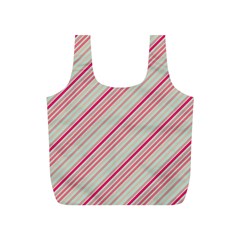 Candy Diagonal Lines Full Print Recycle Bags (s) 