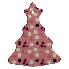 Mauve Dress Christmas Tree Ornament (two Sides) by snowwhitegirl