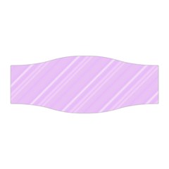 Lilac Diagonal Lines Stretchable Headband