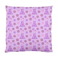 Violet Pink Flower Dress Standard Cushion Case (one Side) by snowwhitegirl