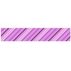 Violet Diagonal Lines Large Flano Scarf 