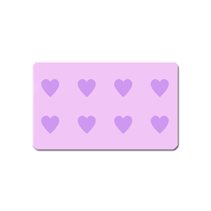 Violet Heart Magnet (Name Card)