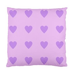 Violet Heart Standard Cushion Case (one Side)