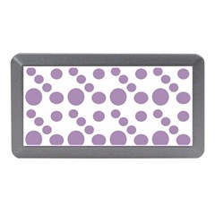 Violet Dots Memory Card Reader (mini) by snowwhitegirl