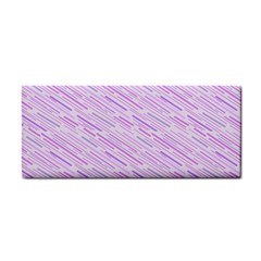 Silly Stripes Lilac Hand Towel by snowwhitegirl