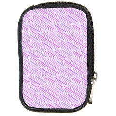 Silly Stripes Lilac Compact Camera Cases by snowwhitegirl