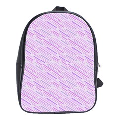 Silly Stripes Lilac School Bag (large)