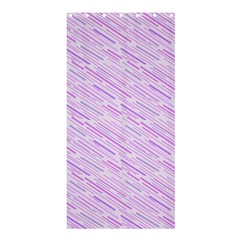 Silly Stripes Lilac Shower Curtain 36  X 72  (stall)  by snowwhitegirl