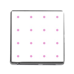 Pink Dots Memory Card Reader (square 5 Slot) by snowwhitegirl