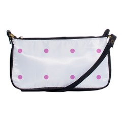 Pink Dots Shoulder Clutch Bags