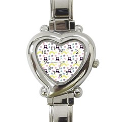 Music Stars Heart Italian Charm Watch