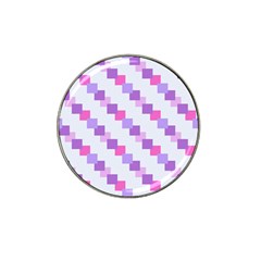 Geometric Squares Hat Clip Ball Marker